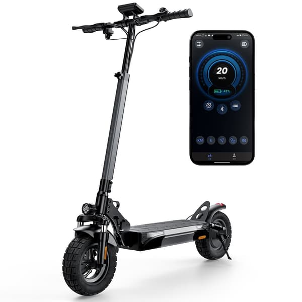 El-scooter iScooter W9, 1000W motor, 48V 14Ah batteri, 10" , dobbelt støddæmpning