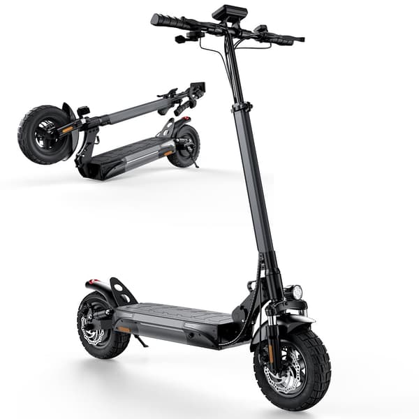 El-scooter iScooter W9, 1000W motor, 48V 14Ah batteri, 10" , dobbelt støddæmpning