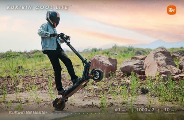 2025 Ny KUKIRIN G2 Master E-Scooter 52V 20.8AH Battary 1000W*2 børsteløs motor 60KM/t Off-road E-Scooter