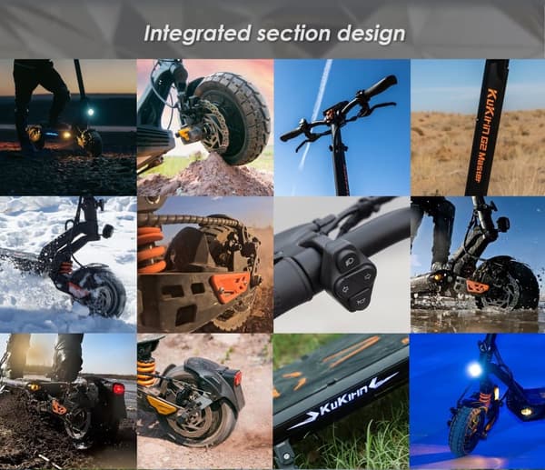 2025 Uusi KUKIRIN G2 Master E-skootteri 52V 20.8AH Battary 1000W*2 harjaton moottori 60KM/h Off-road E-skootteri