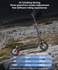 Miniatyrbillede 7 af 11: IScooter iX6 Foldbar E-Scooter 48V17.5Ah Batteri 1000W Motor NFC Start E-Scooter Multifunktionel LCD Instrument E-Scooter
