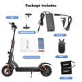 Miniatyrbillede 11 af 11: IScooter iX6 Foldbar E-Scooter 48V17.5Ah Batteri 1000W Motor Multifunktionel NFC Start E-Scooter LCD Instrument E-Scooter