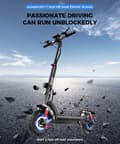 Miniatyrbillede 2 af 11: IScooter iX6 Foldbar E-Scooter 48V17.5Ah Batteri 1000W Motor Multifunktionel NFC Start E-Scooter LCD Instrument E-Scooter