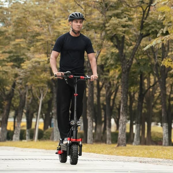 E-Scooter iScooter iX5S 1000W Motor Max 25km/t 48V 15Ah Batterihastighed K-Scooter Anti-skrid Off Road Pneumatisk 11 Tommer