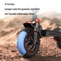 Miniatyrbillede 8 af 11: E-Scooter iScooter iX5S 1000W Motor Max 25km/t 48V 15Ah Batterihastighed K-Scooter Anti-skrid Off Road Pneumatisk 11 Tommer