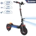 Miniatyrbillede 1 af 11: E-Scooter iScooter iX5S 1000W Motor Max 25km/t 48V 15Ah Batterihastighed K-Scooter Anti-skrid Off Road Pneumatisk 11 Tommer