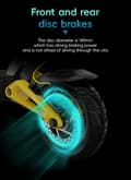 Miniatyrbillede 8 af 11: Elektrisk scooter OOTD S10 Voksen 1400W Motor 48V20AH Batteri 10" Stille dæk Foldbar Kick Escooter 55km/t Max Speed E-Scooter