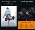 Miniatyrbillede 3 af 7: MK086 2025 KickScooter El-løbehjul elscooter elcykel 40km/t el løbehjul