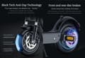 Miniatyrbillede 4 af 7: MK086 2025 KickScooter El-løbehjul elscooter elcykel 40km/t el løbehjul
