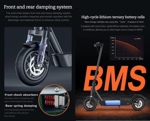 MK086 2025 KickScooter El-løbehjul elscooter elcykel 40km/t el løbehjul