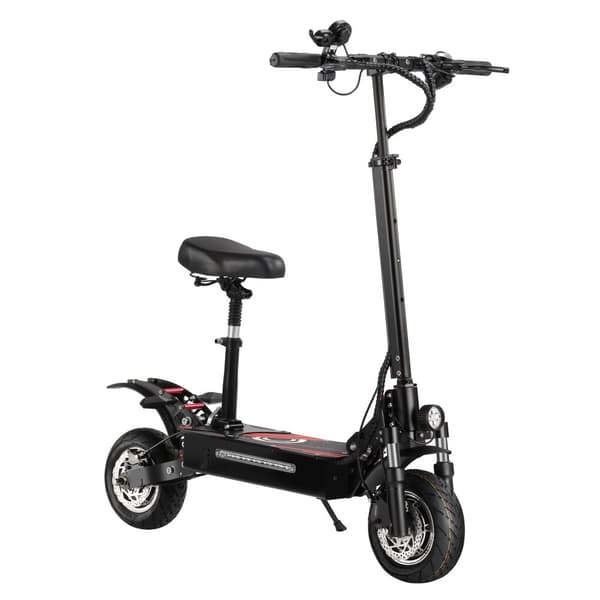 BOYUEDA Q7 Pro E-Scooter 2 * 1600W Motor 52V 19AH Batteri 70km/h Hastighet 60km Räckvidd Dubbla skivbromsar 10" Däck E-scooter