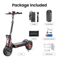 Miniatyrbillede 10 af 11: IScooter IX8 E-Scooter 2400W Motor 48V 20AH Batteri 12 tommer skridsikker Off Road Pneumatisk Dæk 60 km / t Max elektrisk scooter