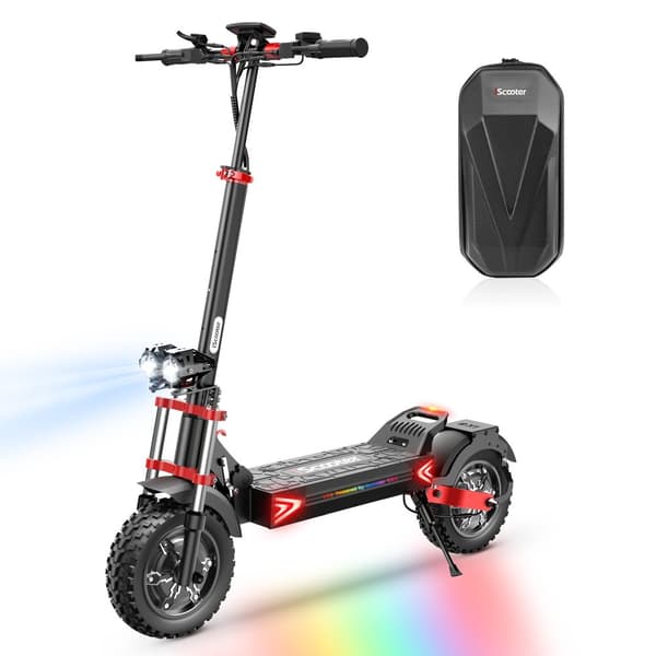 IScooter IX8 E-Scooter 2400W Motor 48V 20AH Batteri 12 tommer skridsikker Off Road Pneumatisk Dæk 60 km / t Max elektrisk scooter