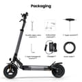 Miniatyrbillede 10 af 11: 2025Ny iScooter W9 E-Scooter 48V 13Ah batteri 1000W motor 10 tommer oppustelige dæk Hastighed 45 km/t Skivebremse bagpå med appElektrisk scooter