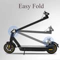 Miniatyrbild 5 av 8: Lamtier T4 Max 10'' hopfällbar elsparkcykel, 500W motor, maxhastighet: 33 km/h, 15AH batteri, 40-50 km räckvidd, inre bikakeformade däck