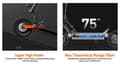 Miniatyrbillede 5 af 9: JOYOR S10-S-Z 10'' off-road elektrisk scooter, 2000W motor, 18AH batteri, 60 km/t, 40-75 km udholdenhed