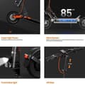 Miniatyrbillede 7 af 9: JOYOR S10-S-Z el-scooter, 1000W*2 dobbeltmotorer, 18AH batteri, 10 tommer luftdæk, blinklys.
