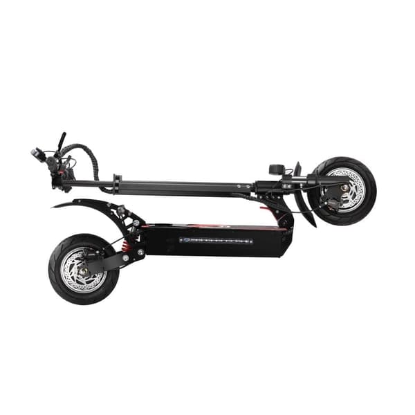 Boyueda Q7Pro voksen 10'' dual drive el-scooter, 19Ah batteri, 3200W motor, med sæde, udholdenhed: 60-70KM, dobbelt støddæmpere.