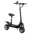 Miniatyrbillede 2 af 11: Boyueda Q7Pro voksen 10'' dual drive el-scooter, 19Ah batteri, 3200W motor, med sæde, udholdenhed: 60-70KM, dobbelt støddæmpere.