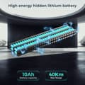 Miniatyrbillede 7 af 11: iScooter i9Max Kraftfuld elektrisk scooter 500W 35KM/H foldescootere til voksne 10 tommer Honeycomb Dæk Electric Kick Scooter