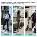 Miniatyrbillede 10 af 11: iScooter i9Max Kraftfuld elektrisk scooter 500W 35KM/H foldescootere til voksne 10 tommer Honeycomb Dæk Electric Kick Scooter