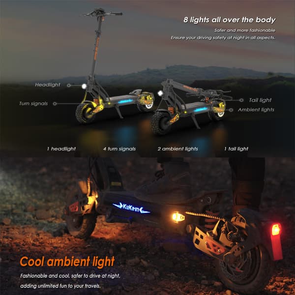 KuKirin G2 Master 10'' voksen dobbeltmotor elektrisk scooter, 2000W motor, 20,8AH batteri, udholdenhed: omkring 70KM, op til: 60KM/H