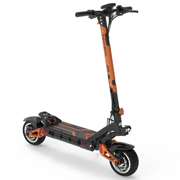 KuKirin G3 Pro dual-motor off-road elektrisk scooter, 2400W motor, op til 65KM/H, 23AH batteri, udholdenhed: omkring 80KM, hydraulisk bremse.