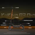 Miniatyrbillede 6 af 11: KuKirin G3 Pro dual-motor off-road elektrisk scooter, 2400W motor, op til 65KM/H, 23AH batteri, udholdenhed: omkring 80KM, hydraulisk bremse.
