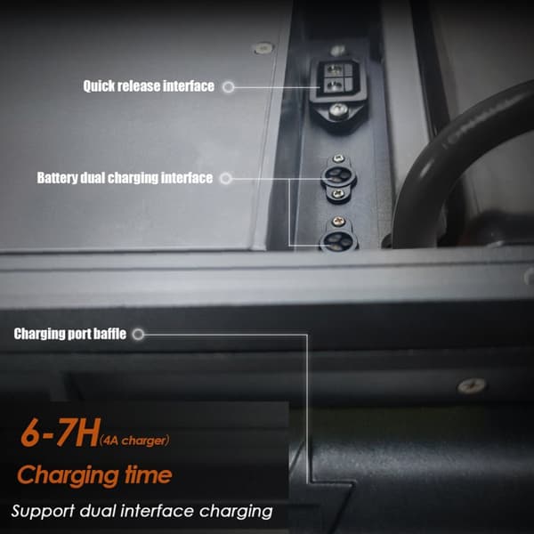 KuKirin G3 Pro dual-motor off-road elektrisk scooter, 2400W motor, op til 65KM/H, 23AH batteri, udholdenhed: omkring 80KM, hydraulisk bremse.