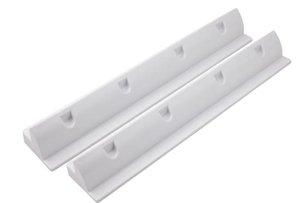 Smarta svarta solcellsspoilers 2 pack ABS 68 cm