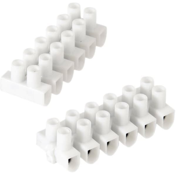 SupaLec Terminalstrips (pakke med 2) White One Size