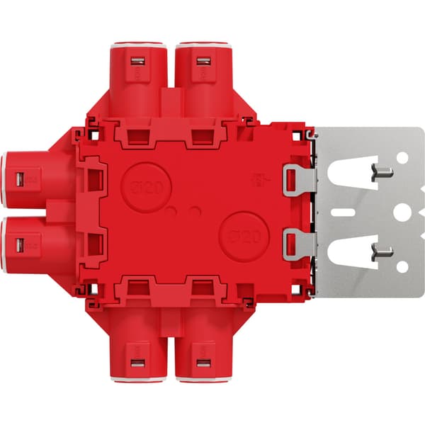 Veggboks 1.5 lav 6-løp liggende Elko Flexi+