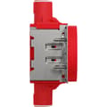 Miniatyrbilde 5 av 5: Veggboks 1.5 lav 6-løp liggende Elko Flexi+