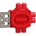 Miniatyrbilde 1 av 5: Veggboks 1.5 lav 6-løp liggende Elko Flexi+