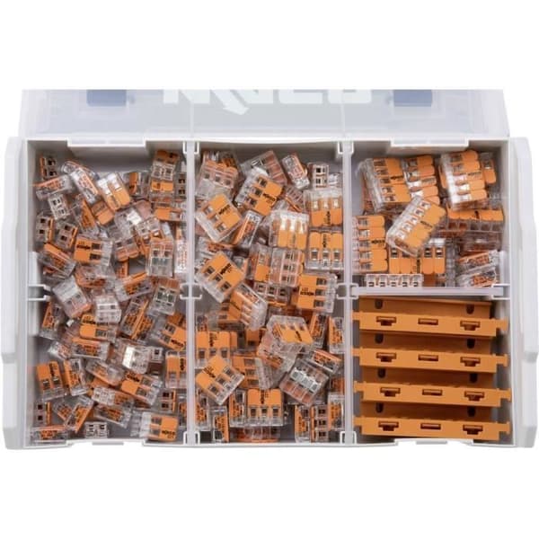 Kopplingsdosa-uttagssortiment - WAGO - 887-952 - flexibel: 0,14-4 mm² - styv: 0,2-4 mm²