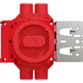 Miniatyrbilde 4 av 7: Veggboks lav ring 4-løp stender Elko Flexi+