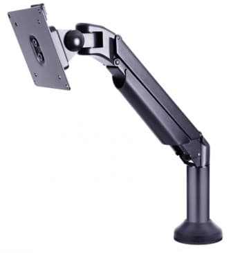 Multibrackets M VESA Gas Lift Arm Desk or Wall Basic Black | VESA 75x75-100x100 | Max 10kg | Desk clamp | Black Sort