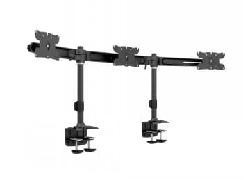 Multibrackets M VESA Desktopmount Triple Desk Clamp 24""-32"" | VESA 75x75-200x100 | Max 8kg | Desk clamp | Black Sort