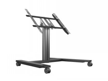 Multibrackets M Public Display Stand 80 HD Wheelbase Single Black VESA Up to 700x400 Max 60kg musta
