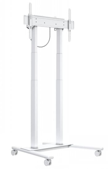 Multibrackets M Motorized Floorstand 60kg Black | Adjustable 1086mm 1736mm | VESA 100x100-600x400 | Max 60kg | Black