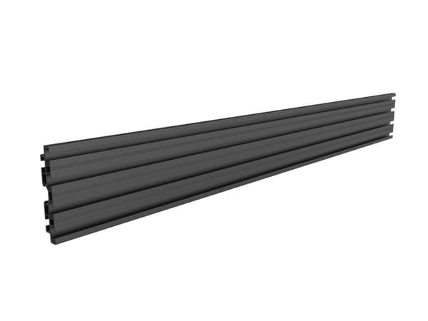 Multibrackets M Pro Series - Single Screen Rail 100cm Black | Aluminum | Black