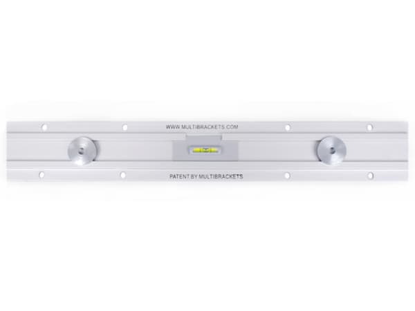 Multibrackets M Universal Wallmount Super Slim Silver Small | VESA 200x100-400x2000 | Max 55kg | Silver Sølv