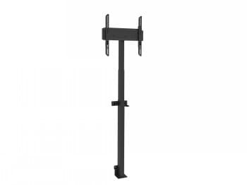 Multibrackets M Motorized Floormount 60kg Black | Adjustable 1210mm 1860mm | VESA 100x100-400x400 | Max 60kg | Black Sort