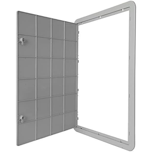 ABS inspektionsdörr LA VENTILAZIONE grå 450x650mm - LA VENTILAZIONE - Inspektionsdörr - ABS - Grå
