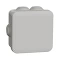 Miniatyrbild 1 av 4: Derivationslåda - SCHNEIDER ELECTRIC - MUREVA BOX - 80 x 80 x 45 mm - IP55 - 7 kabelingångar