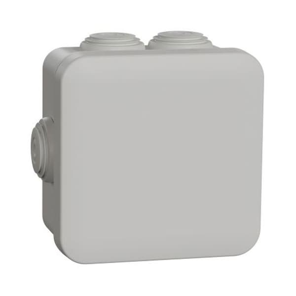 Derivationslåda - SCHNEIDER ELECTRIC - MUREVA BOX - 80 x 80 x 45 mm - IP55 - 7 kabelingångar