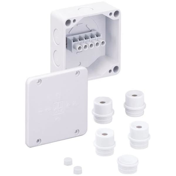 Spelsberg 40440701 Kopplingsdosa (L x B x H) 87 x 87 x 45 mm Grå IP54 1 st (s)