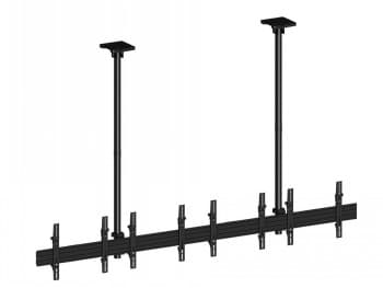 Multibrackets M Menu Board Mount Pro MBC4X1U | Fixed 3150mm | VESA 100x100-600x400 | Max 30kg | Black Svart