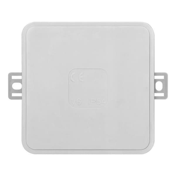 ORNO CLICK Ytmonterad kopplingsdosa Eldosa IP54 12 sätt för ledningar 85x85x41mm Grå