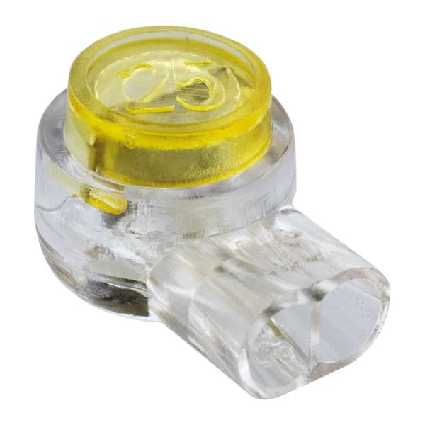 Kopplingskopplingar - Klauke - Förpackning om 10 - Lågt spänningsområde - Gul - 0.4/0.65mm²